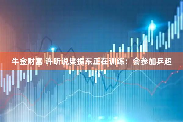 牛金财富 许昕说樊振东正在训练：会参加乒超