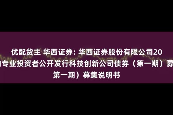 优配货主 华西证券: 华西证券股份有限公司2025年面向专业投资者公开发行科技创新公司债券（第一期）募集说明书