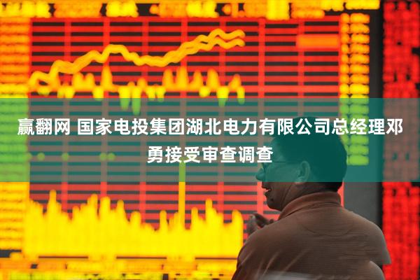赢翻网 国家电投集团湖北电力有限公司总经理邓勇接受审查调查